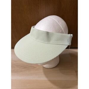 NWT CALIA Ribbed Golf Performance Visor Mint Candy Adjustable Stretch